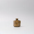 Premium Small Earth Tone Hexagon Vase – Decorative Home Accent