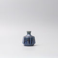 Premium Small Blue Ridge Octagon Ceramic Vase