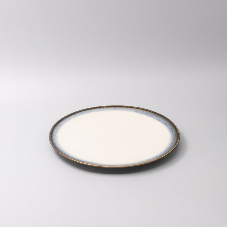 Premium 28cm Aurora Glaze Ceramic Dinner Plate Dishwasher Microwave Safe