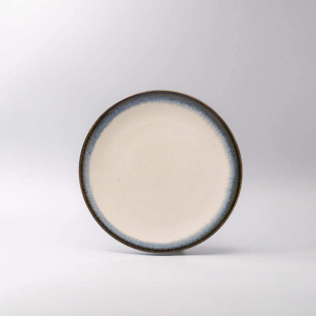 Premium 28cm Aurora Glaze Ceramic Dinner Plate Dishwasher Microwave Safe
