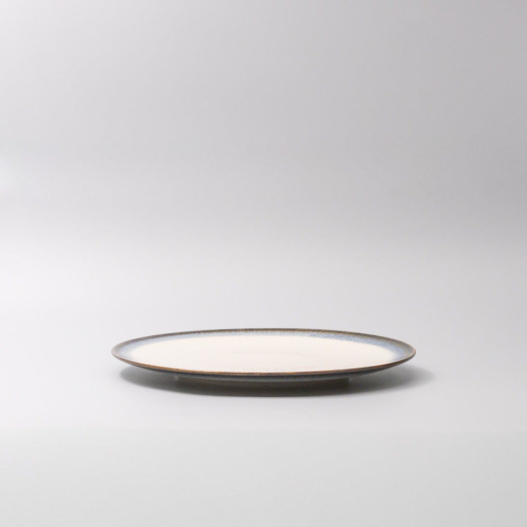 Premium 28cm Aurora Glaze Ceramic Dinner Plate Dishwasher Microwave Safe
