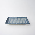 Premium Sushi Plate with Starburst Design - 22 x 13cm