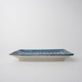 Premium Sushi Plate with Starburst Design - 22 x 13cm