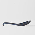 Premium Kanso Spoon – Indigo Blue Glaze 17.5cm