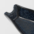 Premium Kanso Indigo Blue Glaze Ramen Spoon Rest Ceramic Tableware