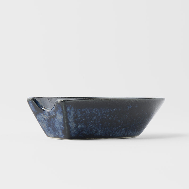 Premium Kanso Indigo Blue Glaze Ramen Spoon Rest Ceramic Tableware