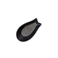 Kanso Matte Black Ramen Spoon Rest Ceramic Japanese Tableware Dishwasher Microwave Safe