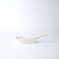 Kanso Soft White Ramen Spoon Rest Ceramic Japanese Tableware Dishwasher Microwave Safe
