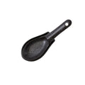 Premium Kanso Matte Black Glaze Small Ceramic Spoon Rest Dishwasher Microwave Safe