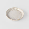 Premium Sauce Dish – Beige Ridged Alabaster Glaze 8.8cm, 15ml
