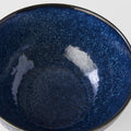 Premium Ridged Rice Bowl – Dark Blue Indigo Blue Glaze 13.3cm, 300ml