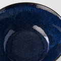 Premium Ceramic Bowl – Blue Ridged Indigo Glaze 16cm, 550ml