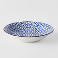 Premium 20.5cm Flower Design Ceramic Pasta Bowl 200ml Dishwasher Microwave Safe