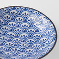 Premium Pasta Bowl – Blue Petal Crest Design 20.5cm, 200ml