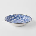 Premium Pasta Bowl – Blue Petal Crest Design 20.5cm, 200ml