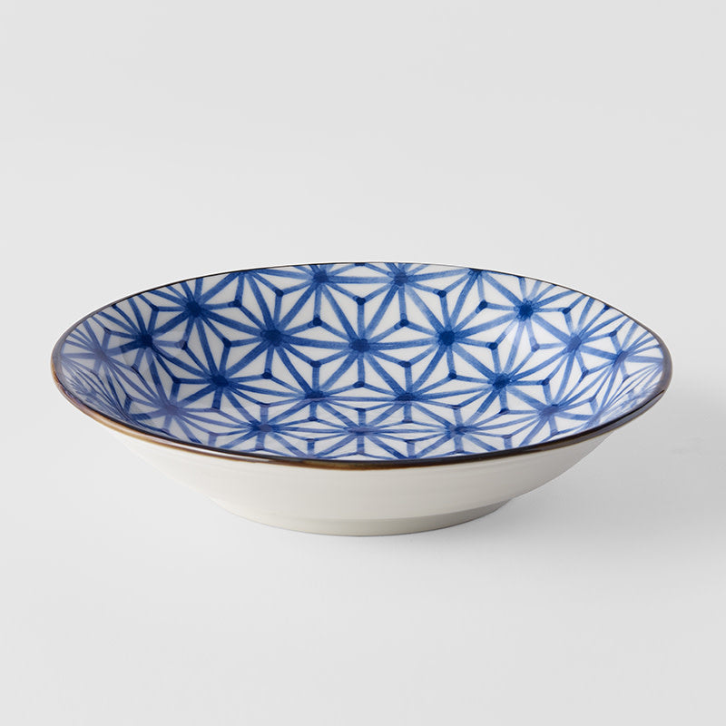 Premium 20.5cm Starburst Design Ceramic Pasta Bowl 200ml Dishwasher Microwave Safe