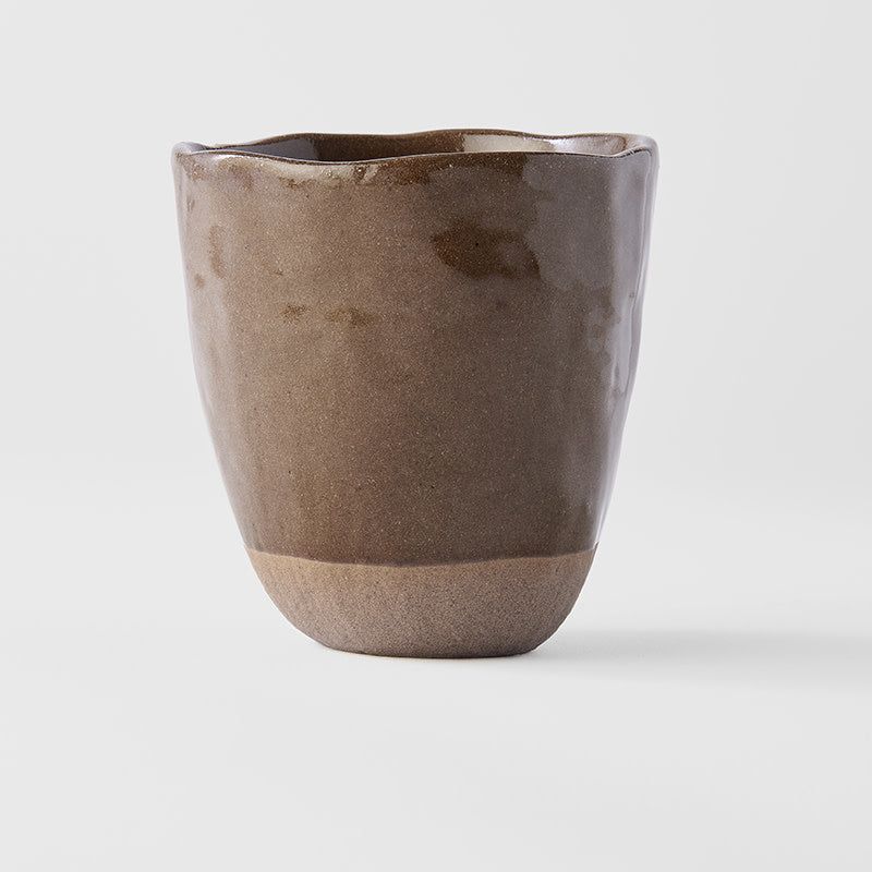 Lopsided Mug 275ml Hazel Brown Glaze - SuperSaverAU - view 2