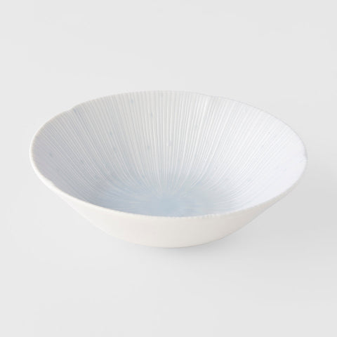 Premium 17cm Ice White Glaze Ceramic Bowl 350ml Dishwasher Microwave Safe