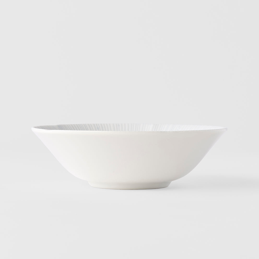 Premium 17cm Ice White Glaze Ceramic Bowl 350ml Dishwasher Microwave Safe