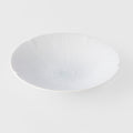 Premium 22.5cm Ice White Glaze Ceramic Pasta Bowl 350ml Dishwasher Microwave Safe