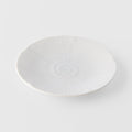 Premium Tapas Plate – White Ice White Glaze 16.5cm