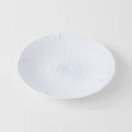 Premium 24.5cm Ice White Glaze Ceramic Dinner Plate Dishwasher Microwave Safe