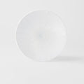 Premium 24.5cm Ice White Glaze Ceramic Dinner Plate Dishwasher Microwave Safe