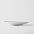 Premium 24.5cm Ice White Glaze Ceramic Dinner Plate Dishwasher Microwave Safe