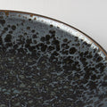 Premium 28.5cm Black Pearl Glaze Ceramic Dinner Plate Dishwasher Microwave Safe