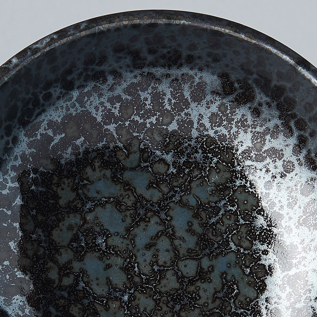 Premium Ceramic Bowl – Black Pearl Glaze 13cm, 200ml