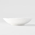 Premium 24cm White Blossom Glaze Ceramic Pasta Bowl 700ml Dishwasher Microwave Safe