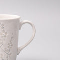 Premium 300ml White Blossom Glaze Ceramic Mug Japanese Tea Coffee Cup