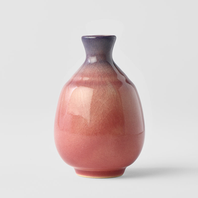 Momo Pink Glaze Sake Jug 275ml Japanese Ceramic Pourer Dishwasher Microwave Safe