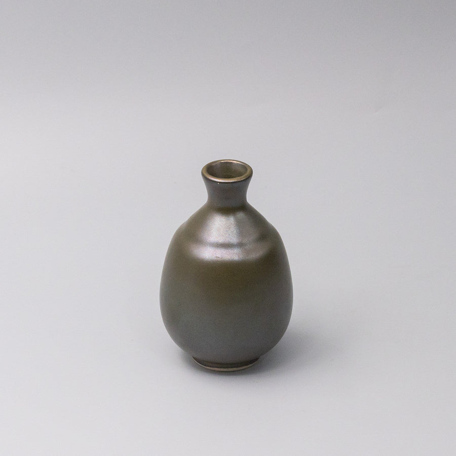 Premium Sake Jug – Dark Lustre Glaze 275ml, 8cm