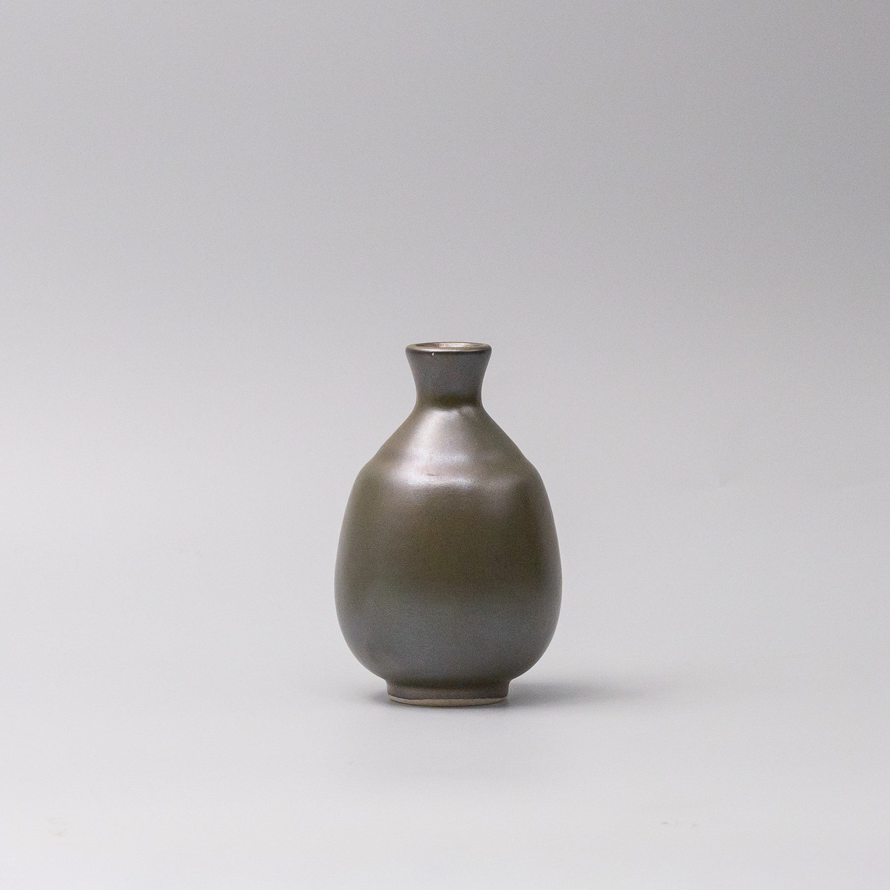Premium Sake Jug – Dark Lustre Glaze 275ml, 8cm