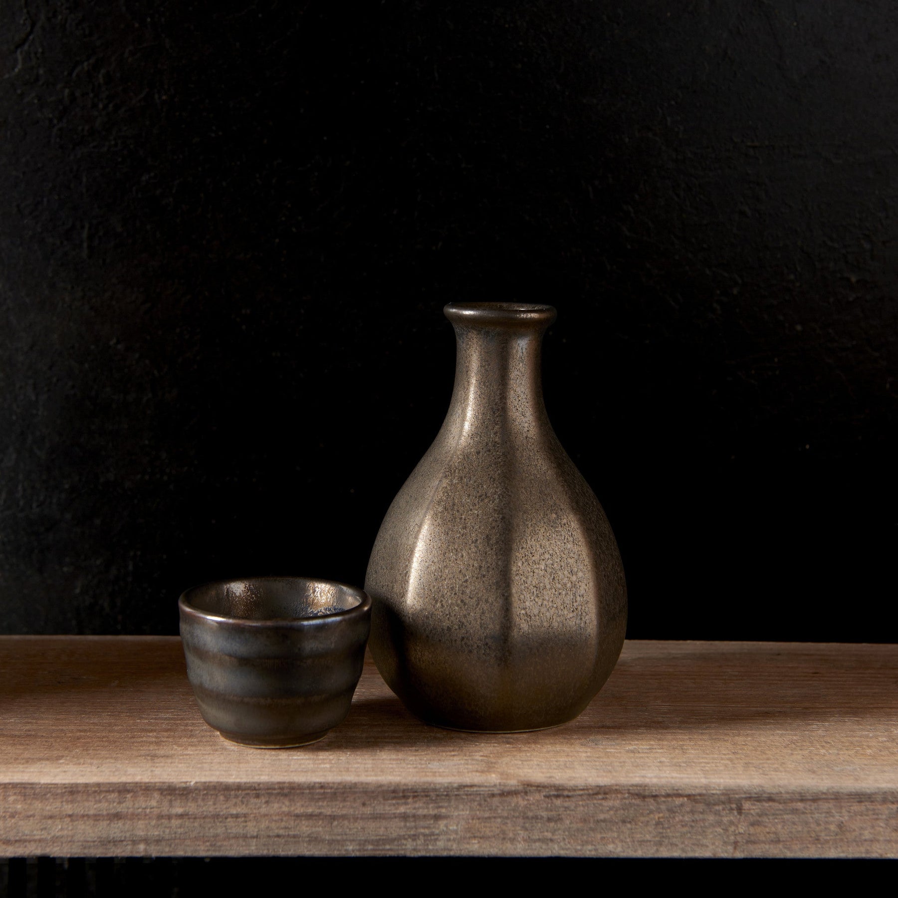Premium 275ml Kin Copper Glaze Ceramic Sake Jug Dishwasher Microwave Safe