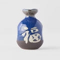 275ml Indigo Blue Glaze Sake Jug Japanese Ceramic Pourer Dishwasher Microwave Safe