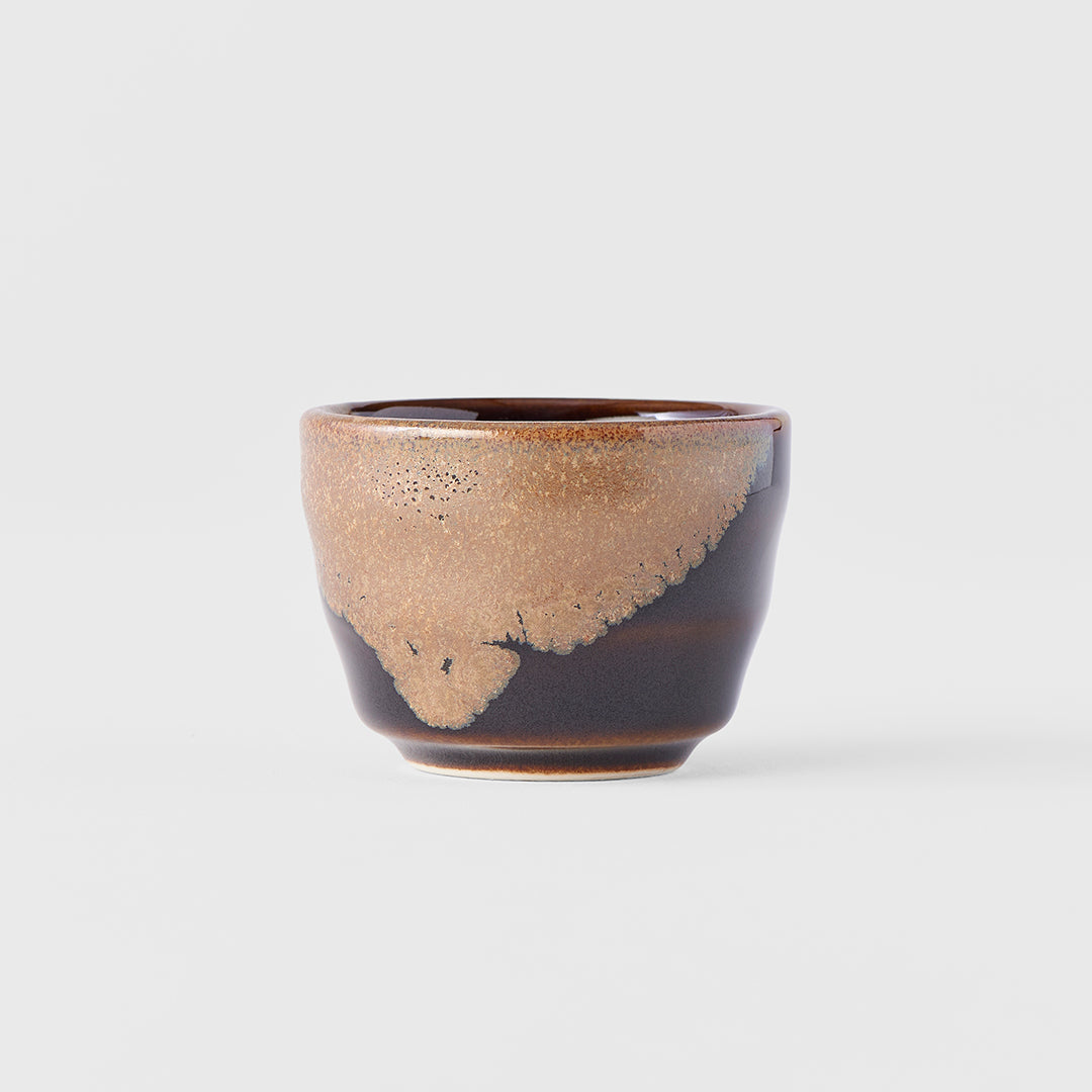 Premium 30ml Brown Black Glaze Ceramic Sake Cup Dishwasher Safe