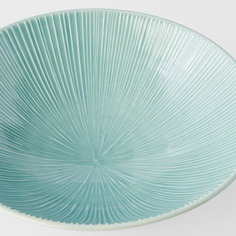 Premium Ramen Bowl – Turquoise Craft Aqua Celadon Glaze 24.5cm, 900ml