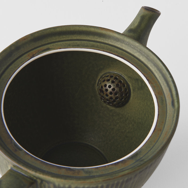 400ml Forest Glaze Ceramic Teapot Japanese Style Tea Pot Food Safe Tableware