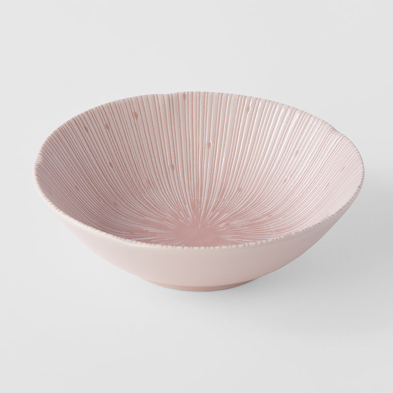 Premium 14cm Ice Pink Glaze Ceramic Bowl 200ml Dishwasher Microwave Safe
