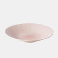 Premium 24.5cm Ice Pink Glaze Ceramic Pasta Bowl 550ml Dishwasher Microwave Safe