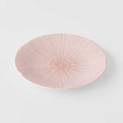 Premium Ceramic Tapas Plate – Pink Ice Pink Glaze 16.5cm