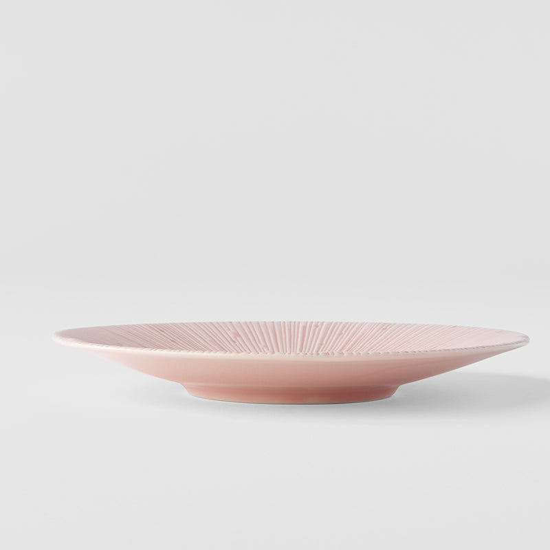 Premium Ceramic Tapas Plate – Pink Ice Pink Glaze 16.5cm