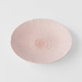 Premium 24.5cm Ice Pink Glaze Ceramic Dinner Plate Dishwasher Microwave Safe