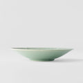 Premium 24.5cm Ice Green Glaze Ceramic Pasta Bowl 550ml Dishwasher Microwave Safe