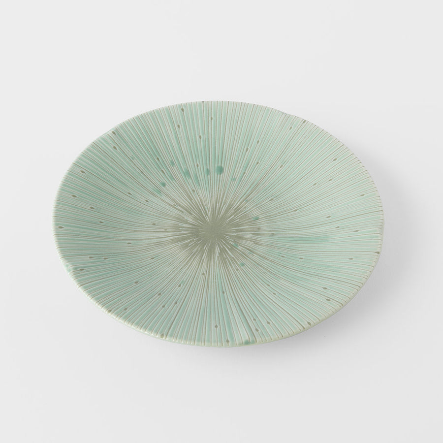 Premium 22cm Ice Green Glaze Ceramic Side Plate Dishwasher Microwave Safe