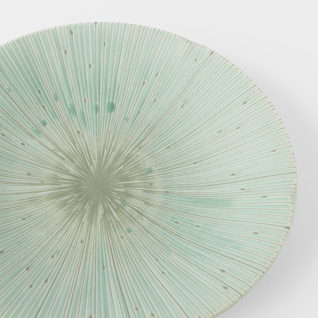 Premium 22cm Ice Green Glaze Ceramic Side Plate Dishwasher Microwave Safe
