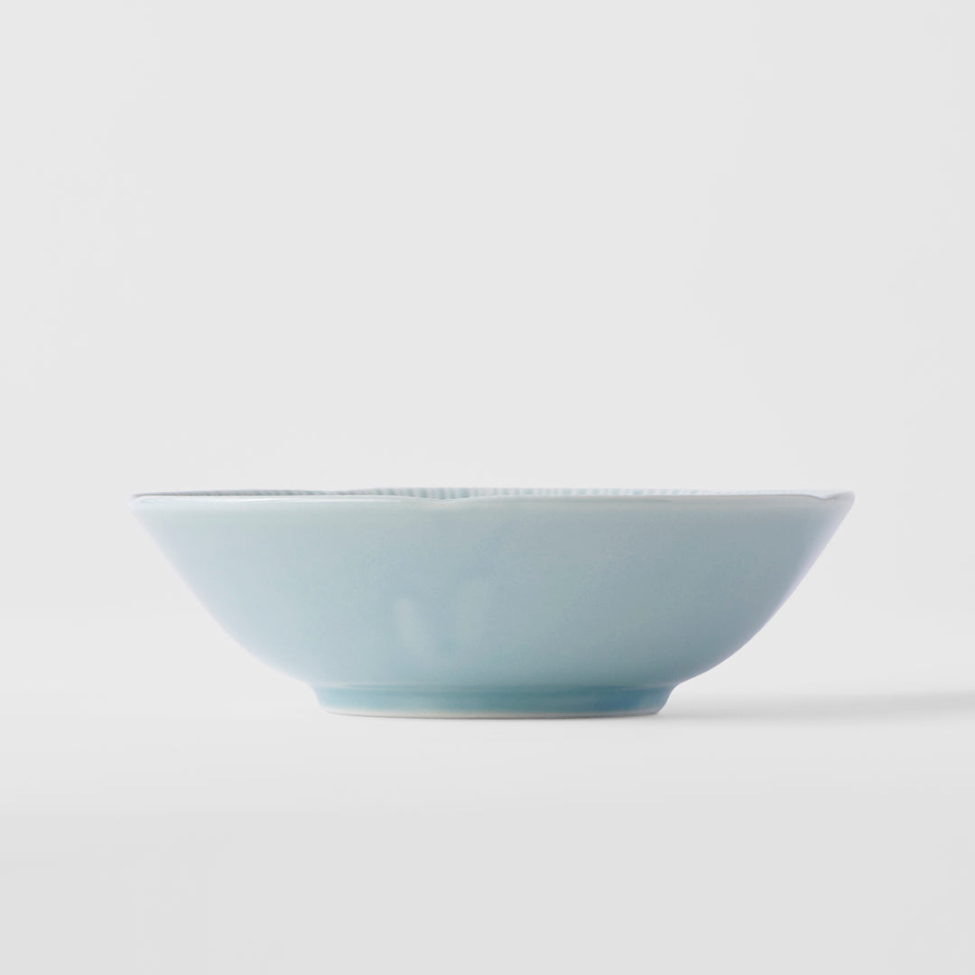 Premium 14cm Ice Blue Glaze Ceramic Bowl 200ml Dishwasher Microwave Safe