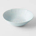 Premium 17cm Ice Blue Glaze Ceramic Bowl 350ml Dishwasher Microwave Safe